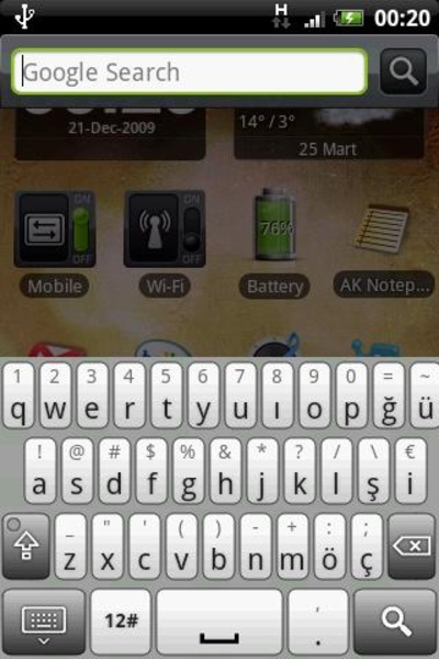 Turkish Keyboard - Preview 2
