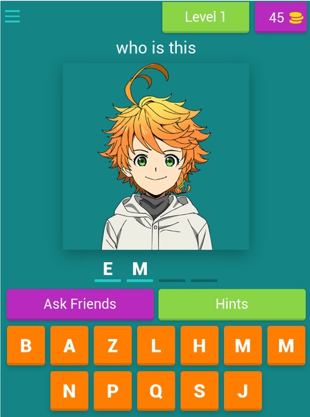 Yakusoku no Neverland quiz - Preview 3