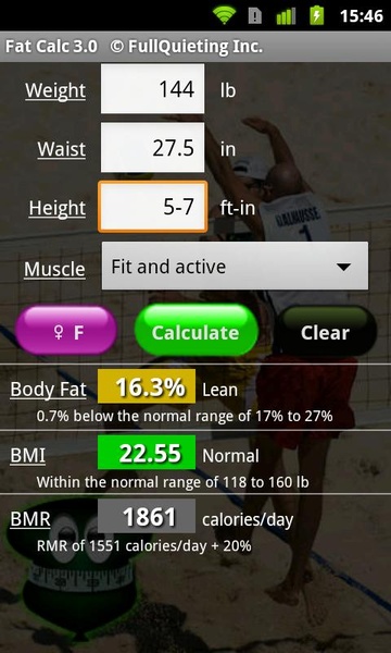 Fat Calc - Preview 2