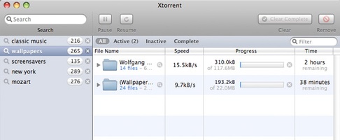 XTorrent screenshot 3