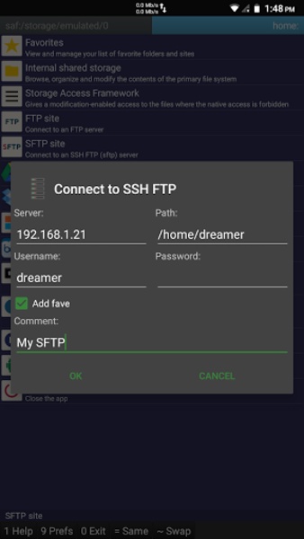 Ghost Commander - SFTP plugin - Preview 3