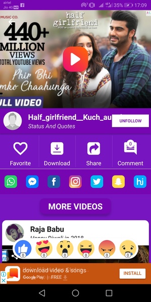 WhatsApp Status Videos Share & Download - Preview 1