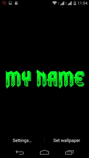 My Name 3D Live Wallpaper - Preview 6