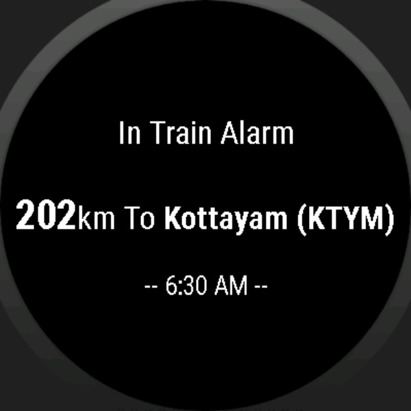 In Train Alarm - Preview 2