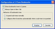 2 Pane Bookmarks screenshot 1