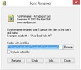FontRenamer screenshot 1