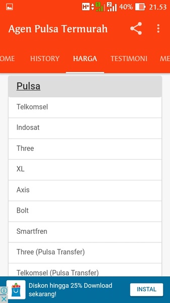 Agen Pulsa Termurah - Preview 1