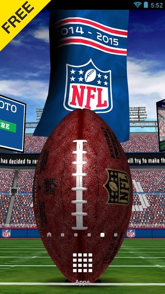 NFL 2015 3D Live Wallpaper 