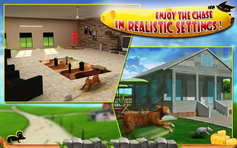 Crazy Cat vs. Mouse 3D - Preview 11