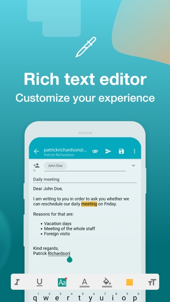 Email Aqua Mail - Fast, Secure - Preview 5
