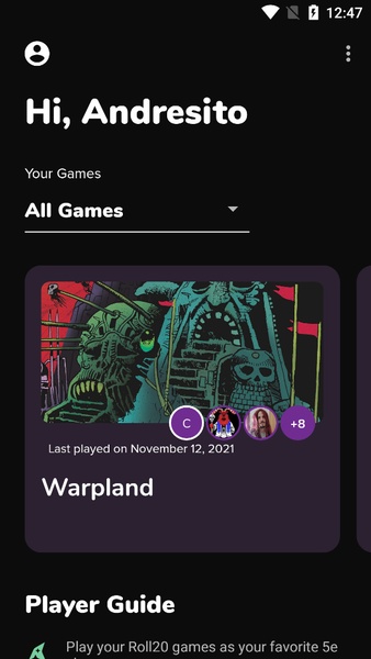 Roll20 Companion - Preview 1