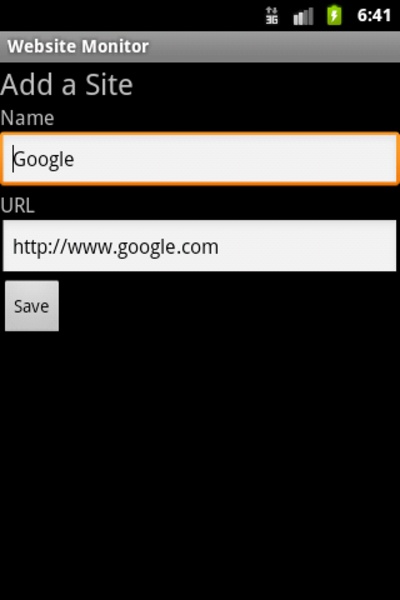 Website Monitor - Preview 1