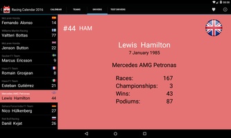 Racing Calendar 2016 for Android 9