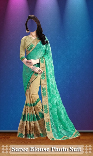 Saree Blouse Photo Suit - Preview 2