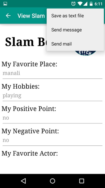 Slam Book - Preview 1