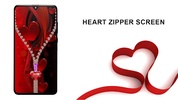 Heart zipper lock screen screenshot 9