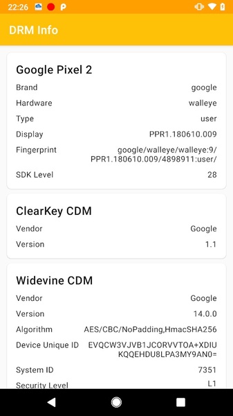 DRM Info - Preview 2