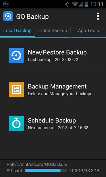 GO Backup - Preview 6
