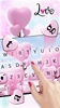 Pink Heart Tree Keyboard Backg screenshot 4