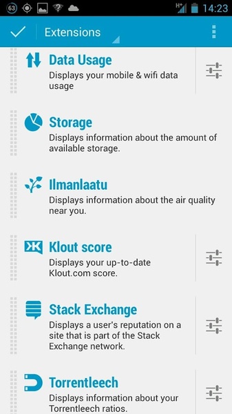 Dashclock Storage Extension - Preview 1
