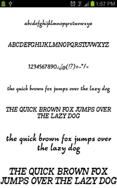 Pencil Fonts - Preview 1