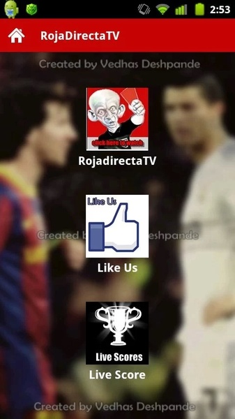 Roja directa - Live Soccer for Android - Free App Download