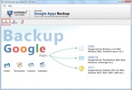 Google Apps Backup Tool screenshot 2