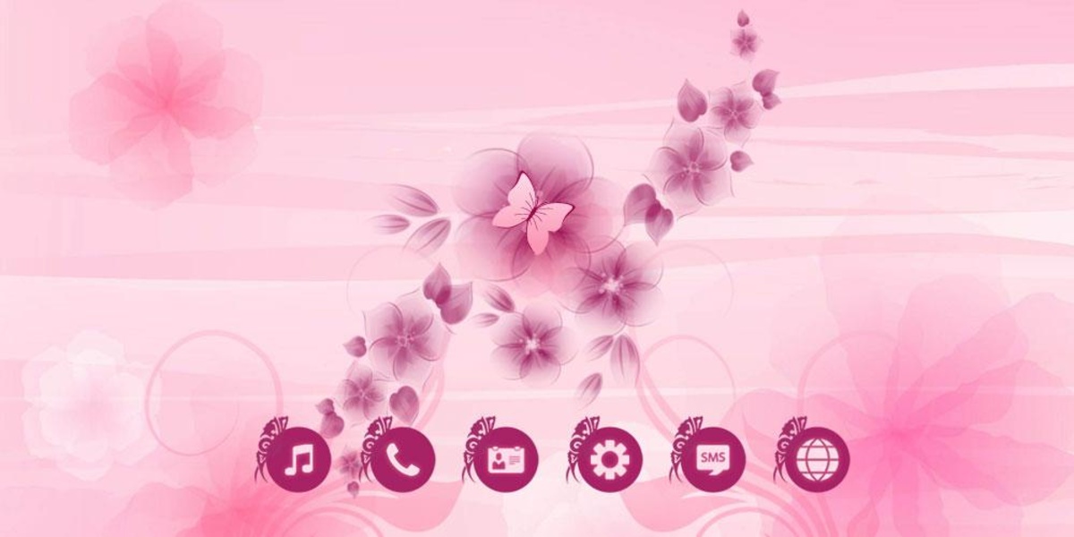 Pink Flower Theme - Preview 4