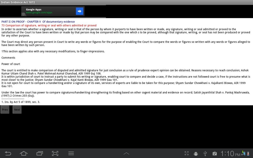 Indian Evidence Act 1872 - Preview 2