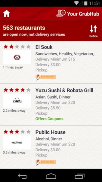 GrubHub Food Delivery - Preview 4