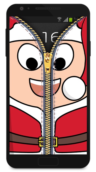 zipper lock screen christmas - Preview 1