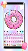 Pastel Pink Donut Keyboard Theme screenshot 5