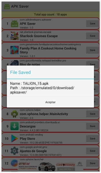 APK Saver - Preview 2