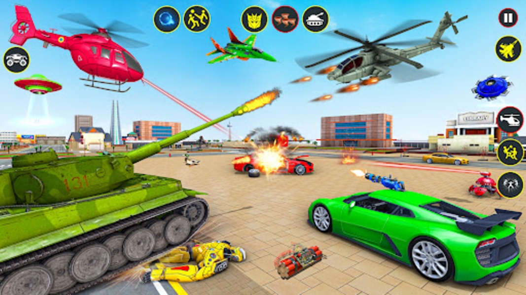 Helicopter Robot Car Game - Preview 8