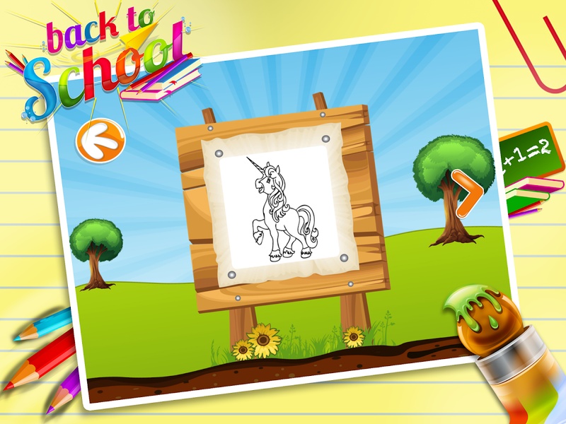 Unicorn Colouring - Preview 4