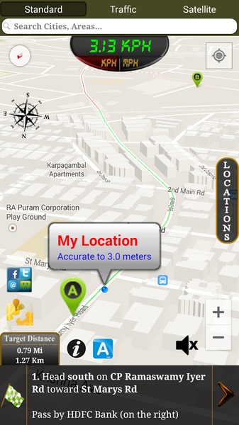GPS Driving Route - Preview 2