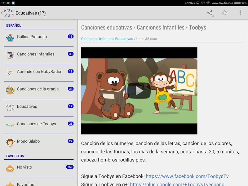 Videos Infantiles - Preview 1