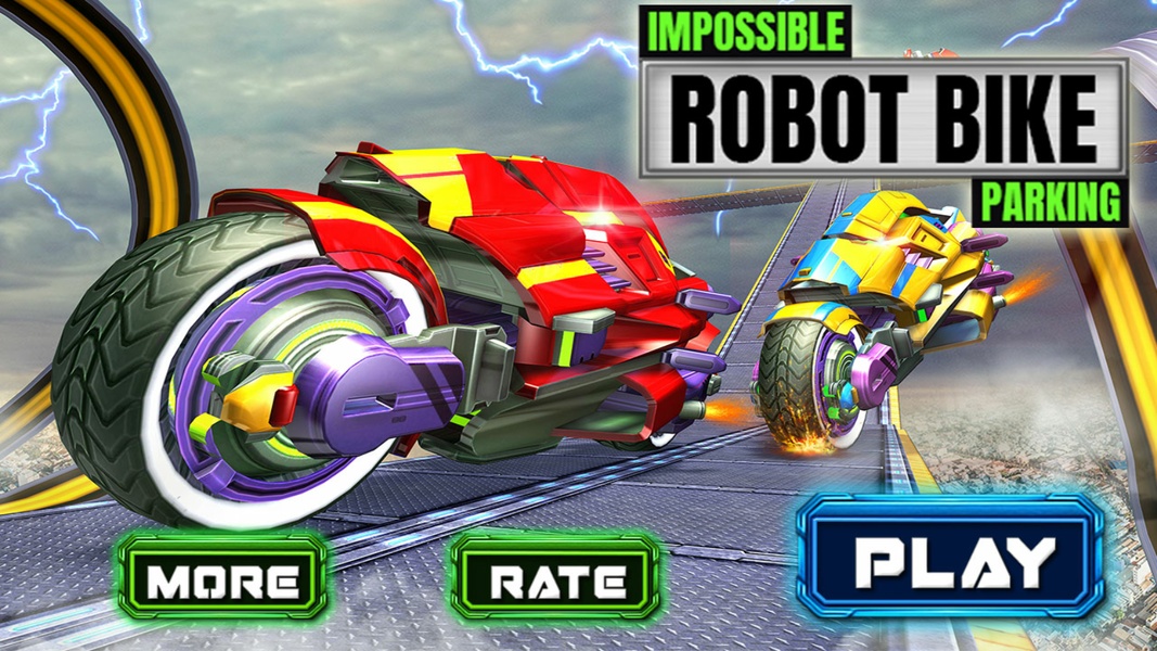 Impossible Bike Parking Tracks Robot Transform 3D - Preview 1
