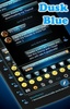 SMS Messages Dusk Blue Theme screenshot 2