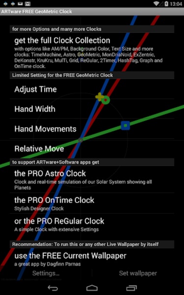 ARTware GeoMetric Clock - Preview 4