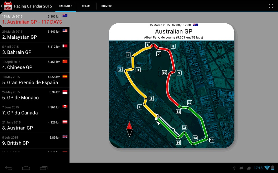 Racing Calendar 2015 - Preview 4