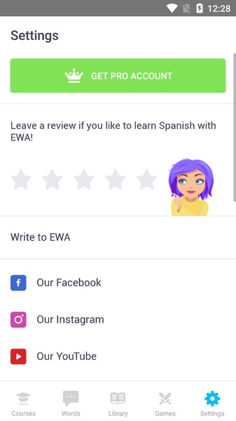 EWA: Learn English & Spanish Language - Preview 9