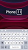 Black Phone 11 Keyboard Theme screenshot 1