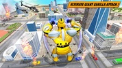 Angry Gorilla Robot Truck Game screenshot 3