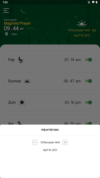 Prayer Times Azan Program - Preview 9