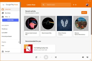 Google Play Music Desktop screenshot 1