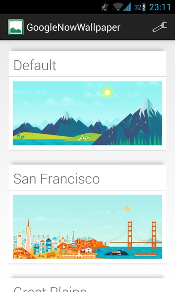 GoogleNowWallpaper - Preview 3