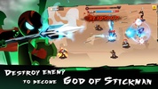 God Stickman: Battle of Warriors - Fighting games screenshot 1