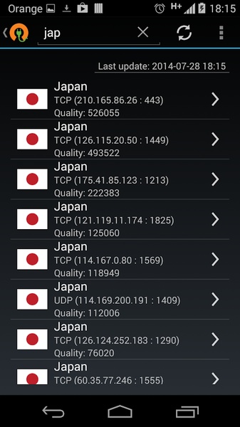 Free OpenVPN Manager - Preview 4
