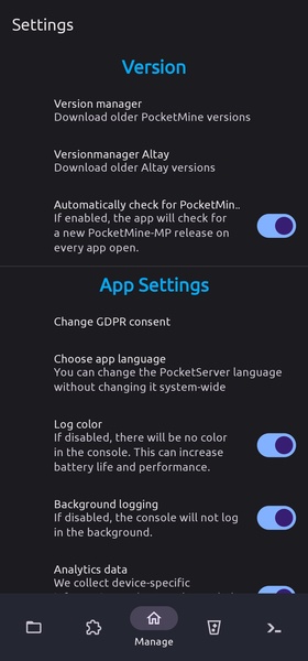 PocketServer - Preview 6